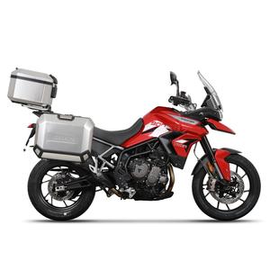 Kompletní sada hliníkových kufrů SHAD TERRA, 48L topcase   36L/47L boční kufry, včetně montážní sady a plotny SHAD TRIUMPH Tiger 900