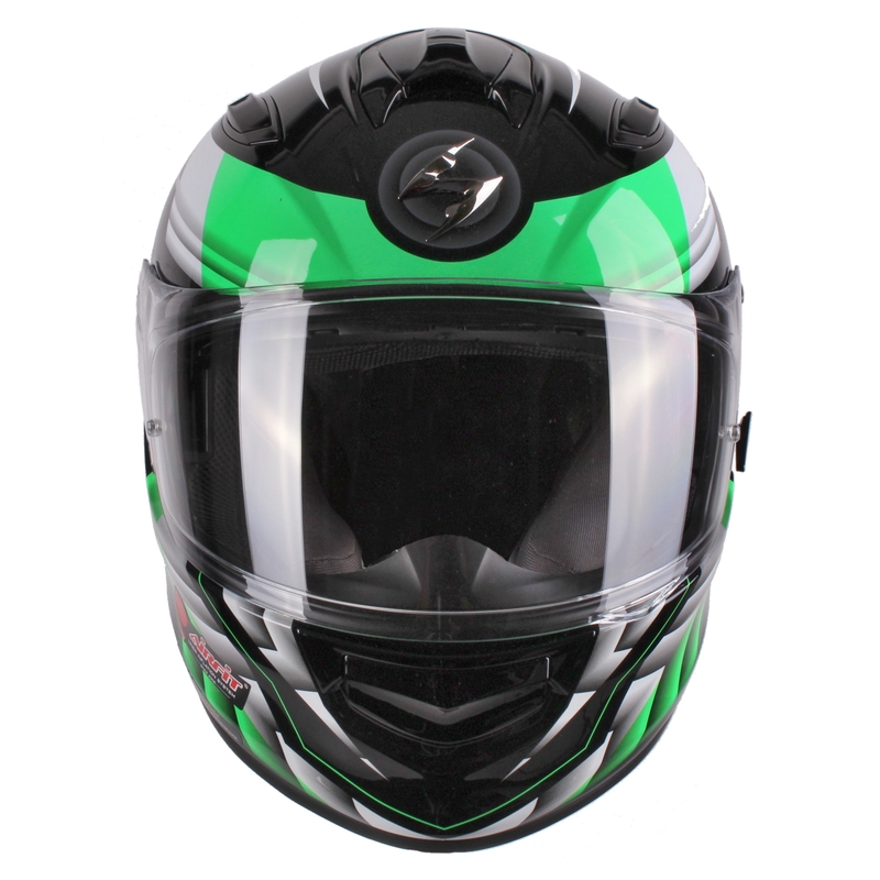 Integralna moto čelada Scorpion EXO-510 Air Scale črno-zelena razprodaja