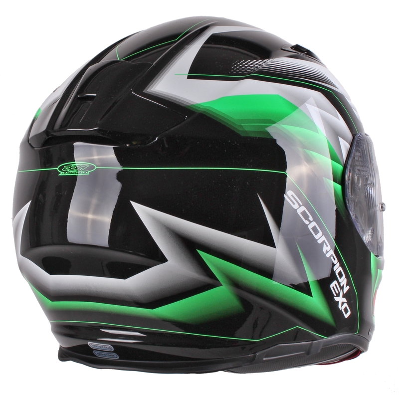 Integralna moto čelada Scorpion EXO-510 Air Scale črno-zelena razprodaja