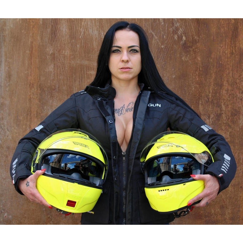 RSA TR-01 rumena motoristična čelada za prodajo razprodaja