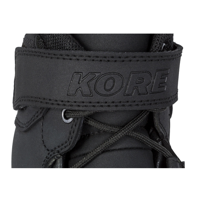 Motoristični škornji Kore Velcro 2.0 črni - razred II