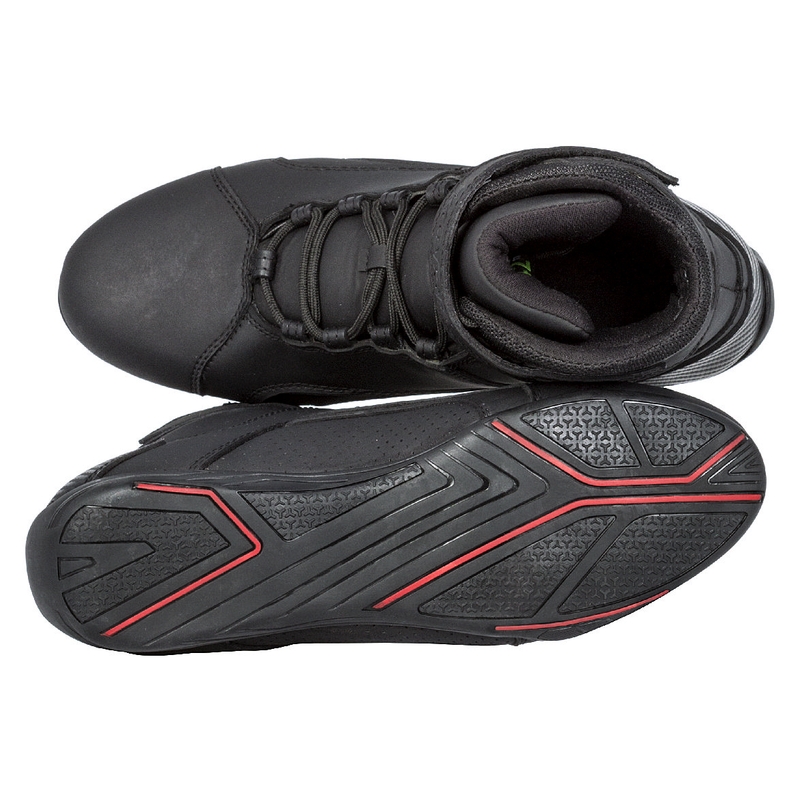 Motoristični škornji Kore Velcro 2.0 črni - razred II