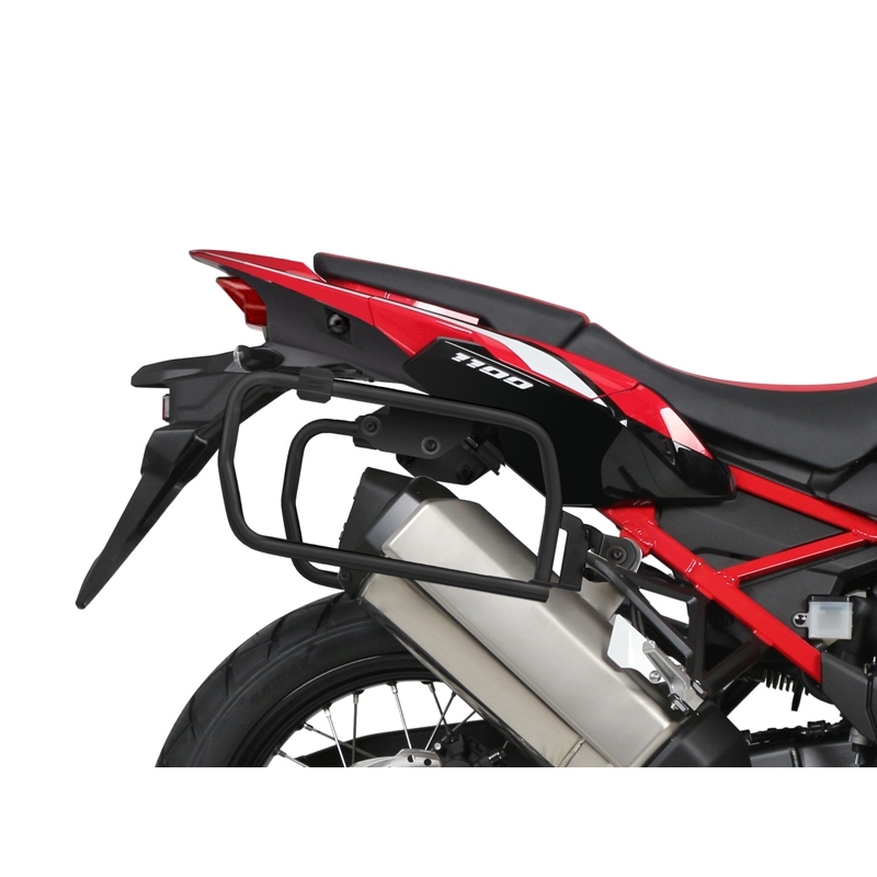 Kompletní sada černých hliníkových kufrů SHAD TERRA BLACK , 48L topcase   36L/47L boční kufry, včetně montážní sady a plotny SHAD HONDA CRF 1100 Africa Twin