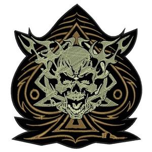 Patch Pik rjav - velik