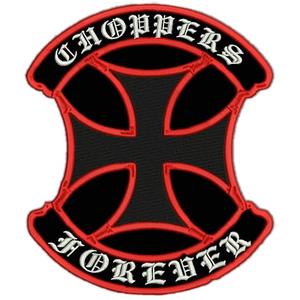 Ščit Patch Choppers rdeče barve