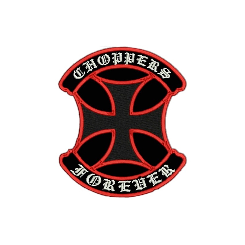 Ščit Patch Choppers rdeč - velik