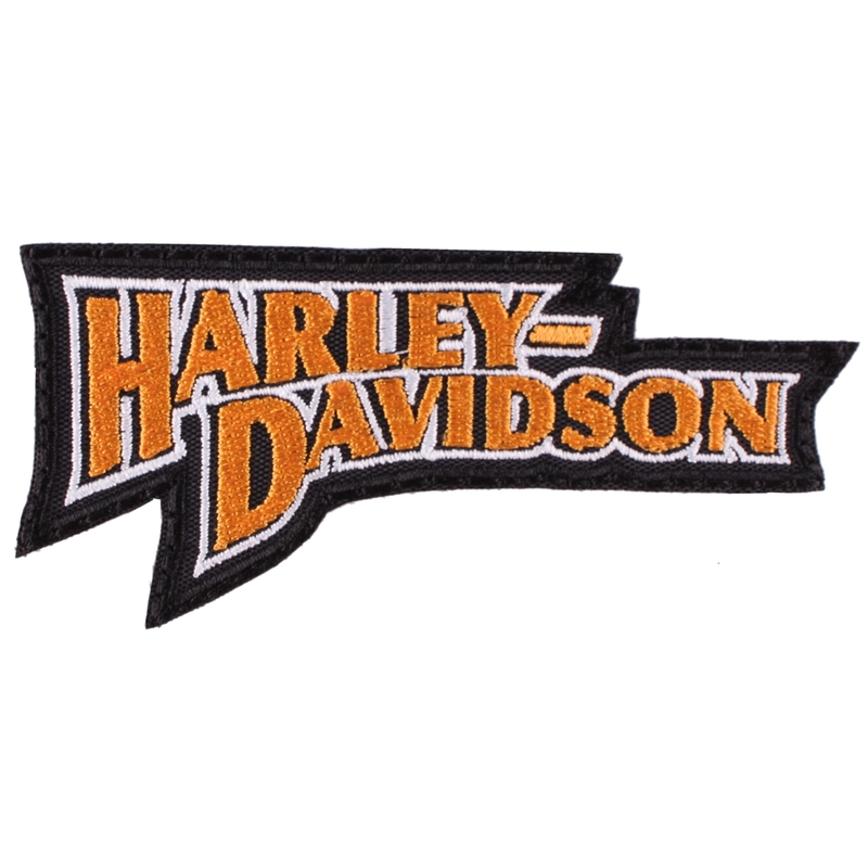 Obliž Harley Davidson napis oranžna