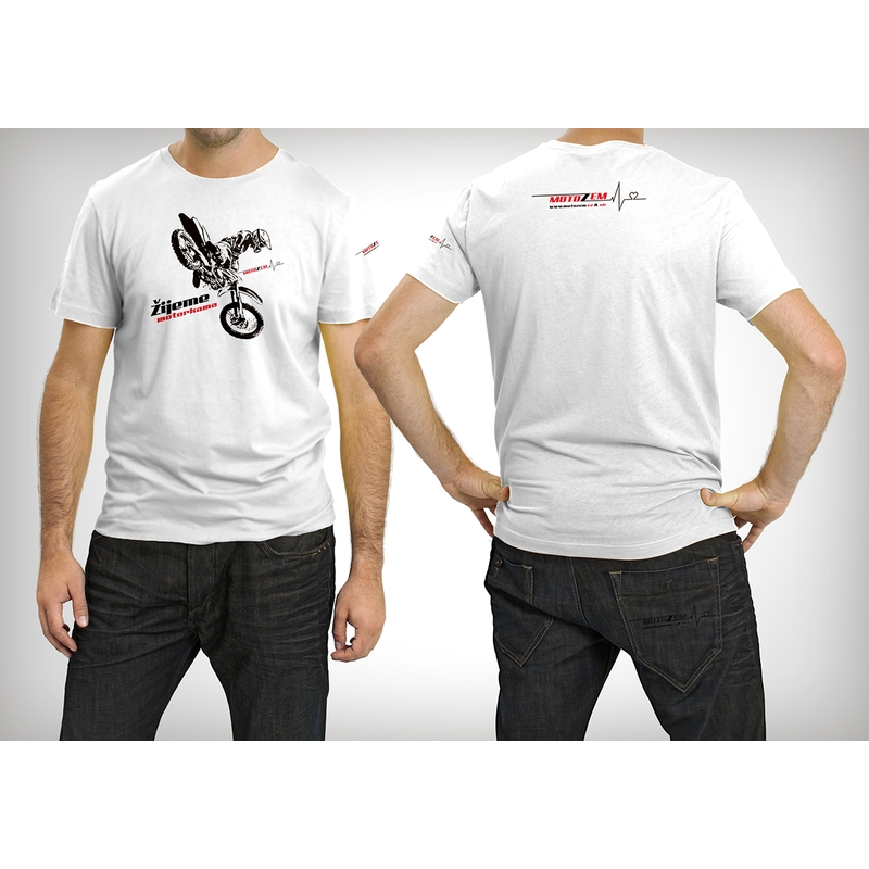 Majica MOTOZEM we live motorbike cross razprodaja