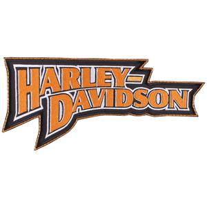 Obliž Harley Davidson z napisom oranžna - velik