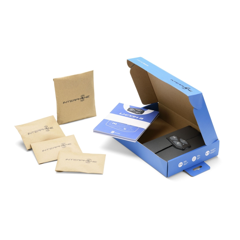 Slušalke Bluetooth Interphone U-COM3 Single Pack