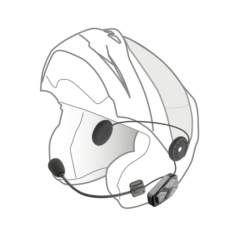 Slušalke Bluetooth Interphone U-COM3 Single Pack