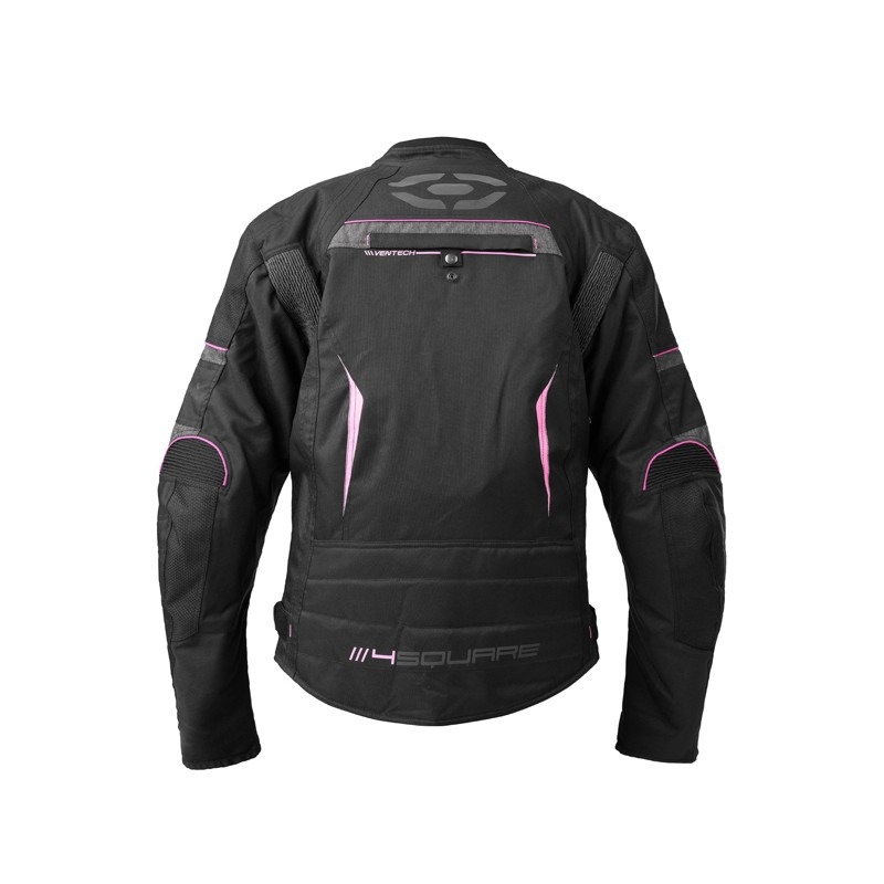Ženske 4SQUARE Roadster Dual Black and Pink Motorcycle Jacket razprodaja