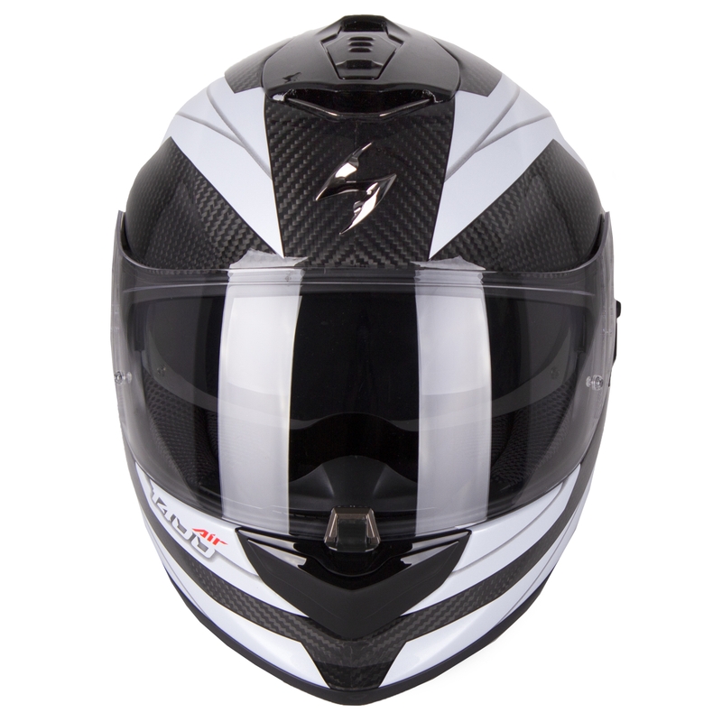 Integralna čelada Scorpion EXO-1400 Carbon Air Legione črno-bela razprodaja