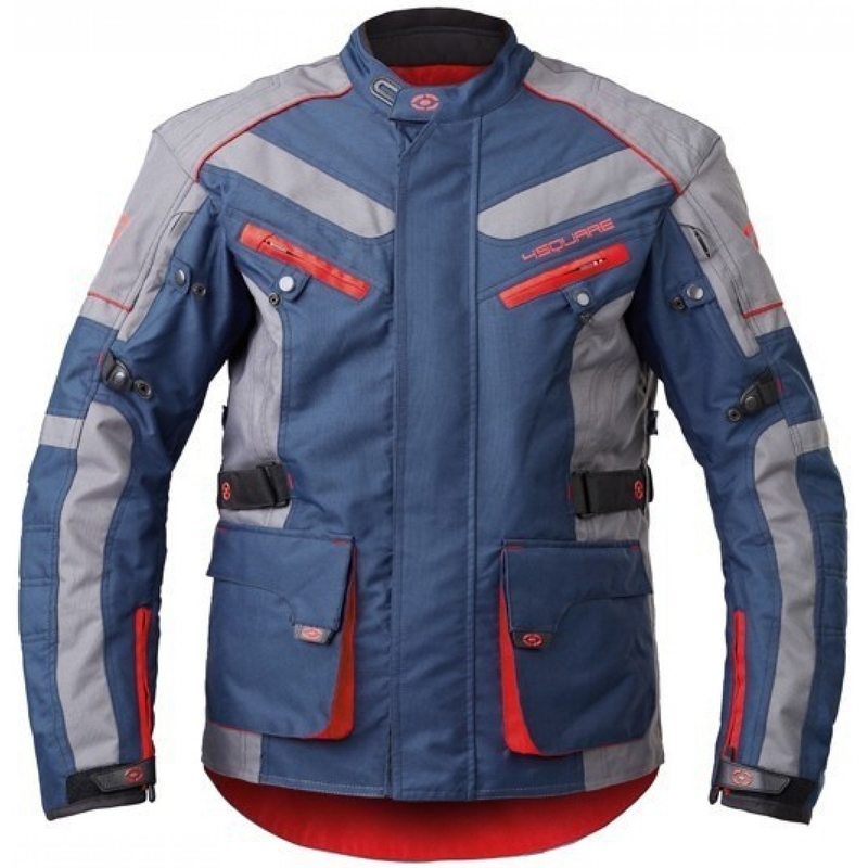 Motoristična jakna 4SQUARE Discovery Adventure blue-grey razprodaja