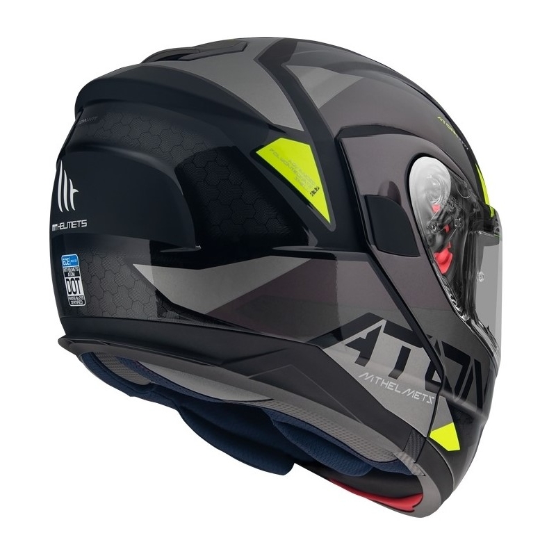 MT Atom SV W17 B2 siva motoristična čelada