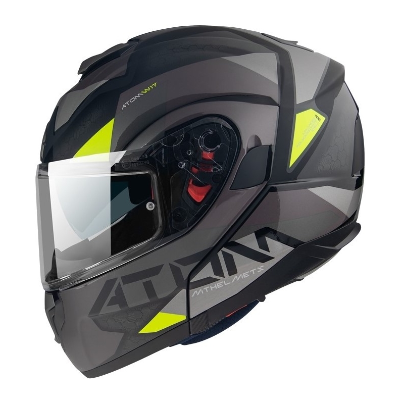 MT Atom SV W17 B2 siva motoristična čelada