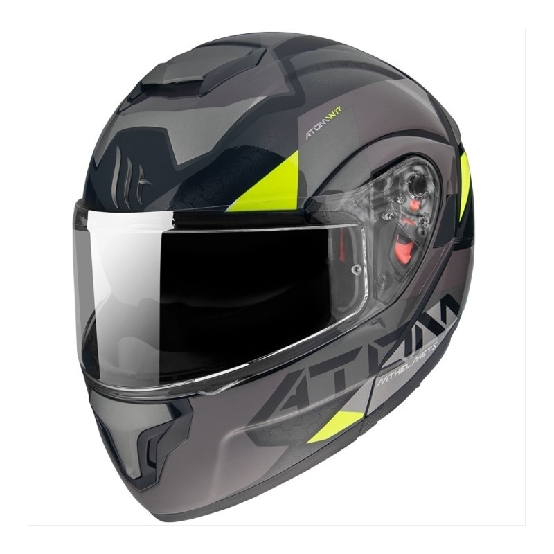MT Atom SV W17 B2 siva motoristična čelada