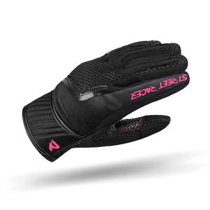 Ženske rokavice Street Racer Stunt Motorcycle Gloves Black and Pink