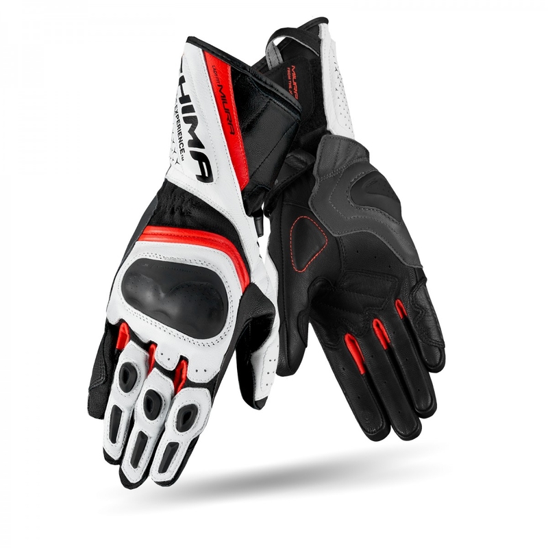 Ženske rokavice Shima Miura Black-White-Fluo Red