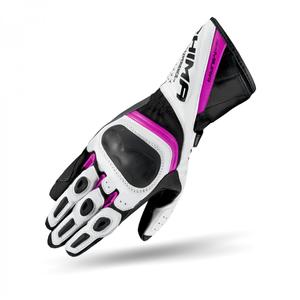 Ženske motoristične rokavice Shima Miura Black, White and Pink