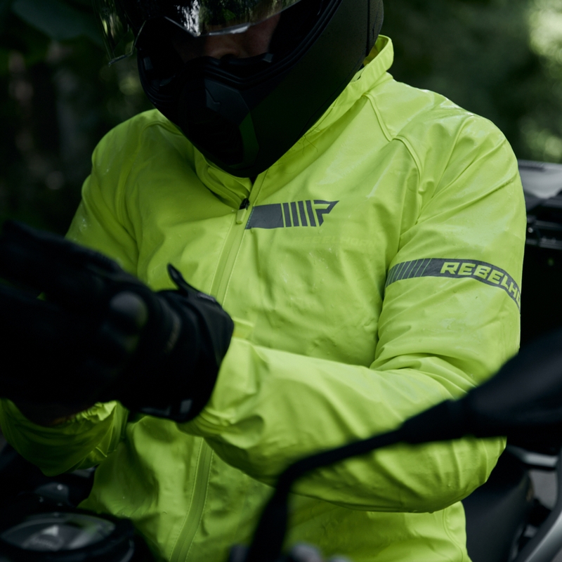 Rebelhorn Ocean fluo rumena dežna jakna