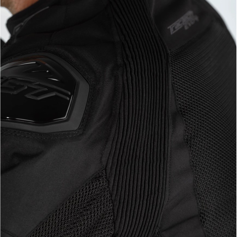 RST Tractech Evo 4 Mesh Lightweight CE Black Motorcycle Jacket razprodaja