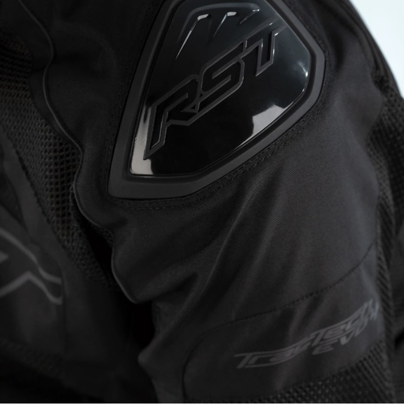RST Tractech Evo 4 Mesh Lightweight CE Black Motorcycle Jacket razprodaja