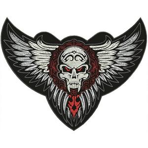 Aplicirana krila z ornamentom - velika