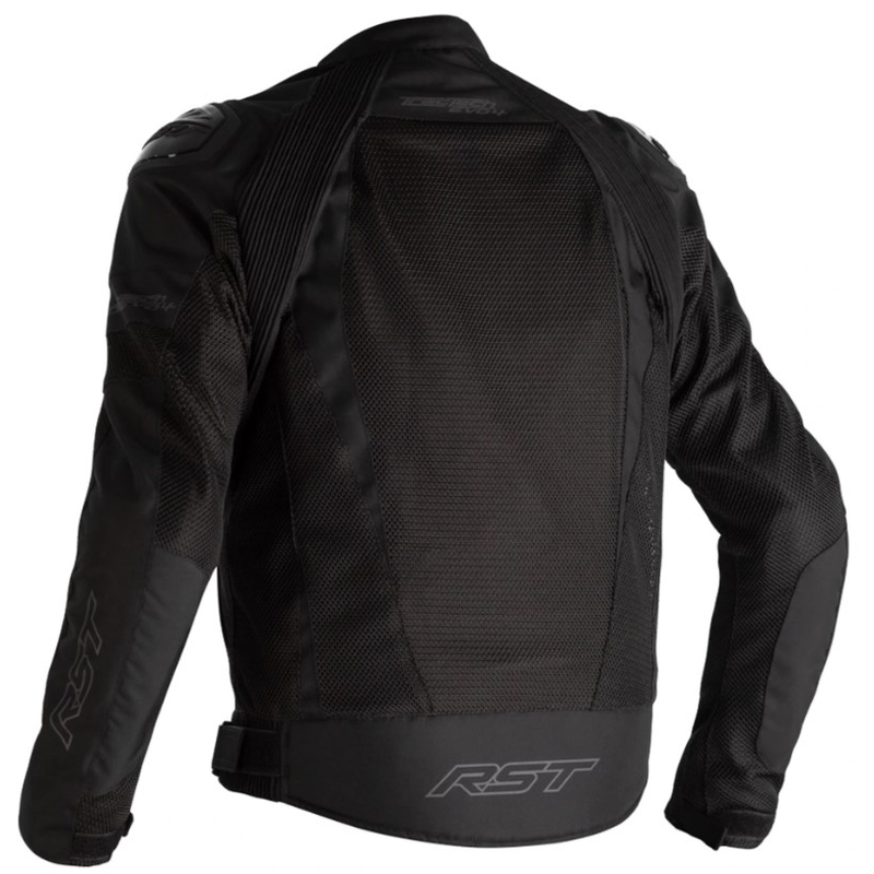 RST Tractech Evo 4 Mesh Lightweight CE Black Motorcycle Jacket razprodaja