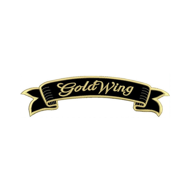 Lenta z našitkom Gold Wing - velika