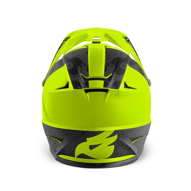 Kolesarska čelada BLUEGRASS Intox camo fluo rumeno-črna razprodaja