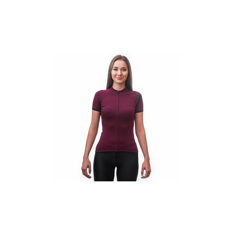 Ženska majica Sensor Coolmax Classic purple - kratki rokavi razprodaja