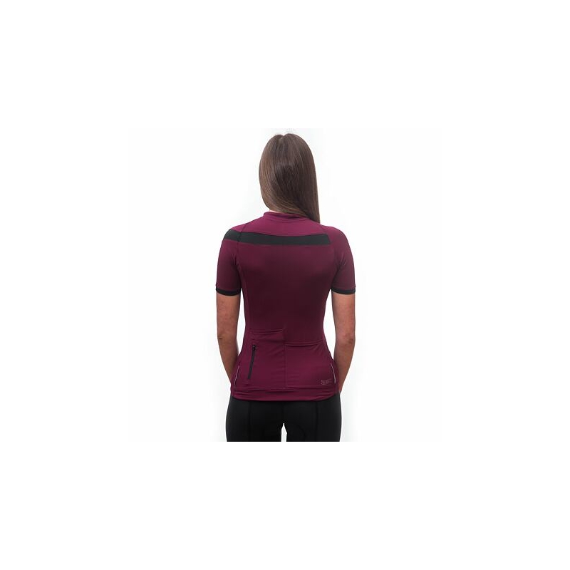 Ženska majica Sensor Coolmax Classic purple - kratki rokavi razprodaja