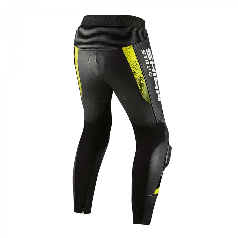 Shima STR 2.0 motoristične hlače črno-fluo rumene