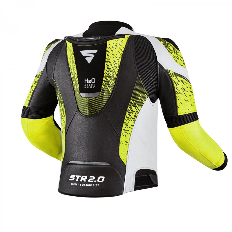 Motoristična jakna Shima STR 2.0 black-white-fluo yellow