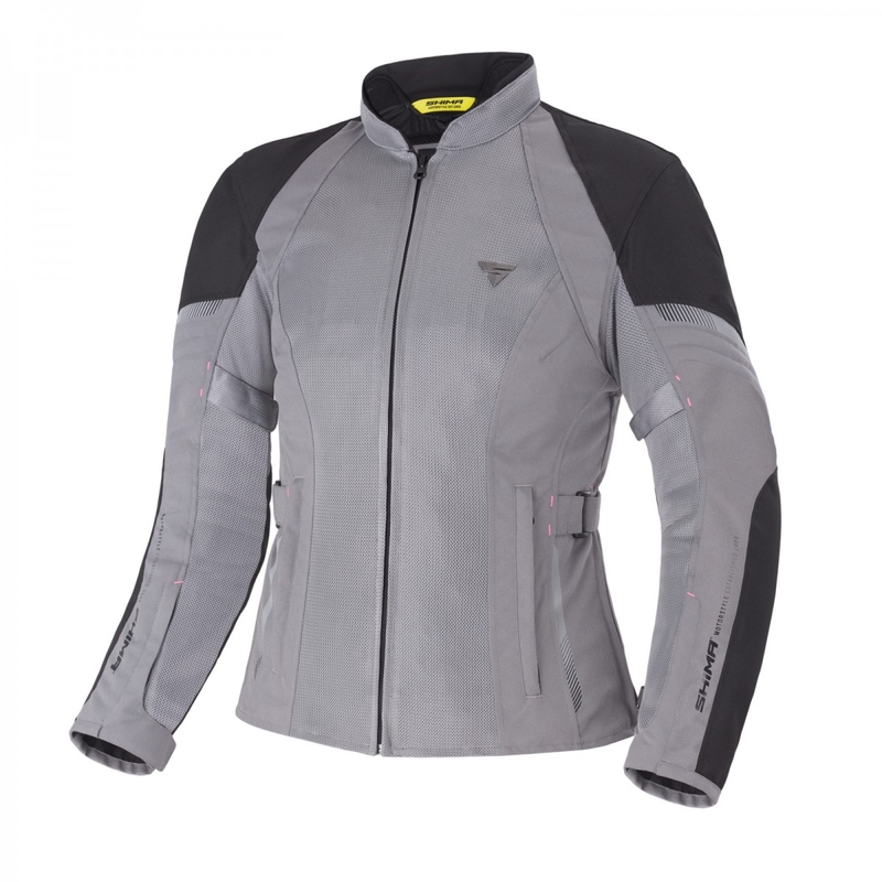 Ženska motoristična jakna Shima Jet grey
