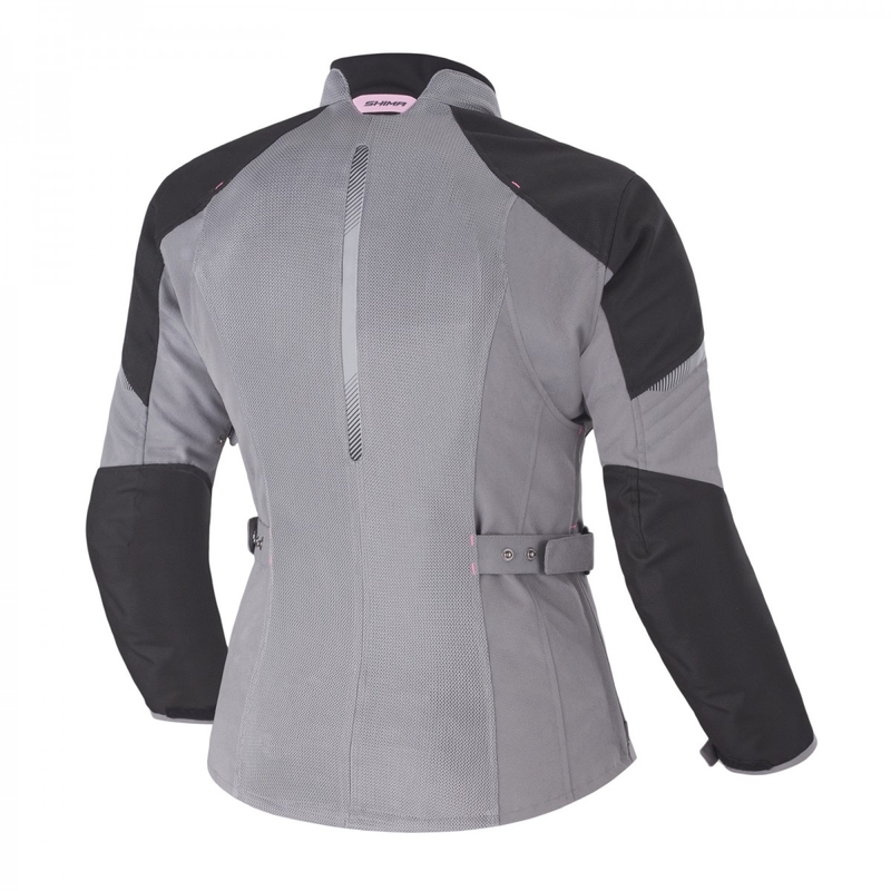 Ženska motoristična jakna Shima Jet grey
