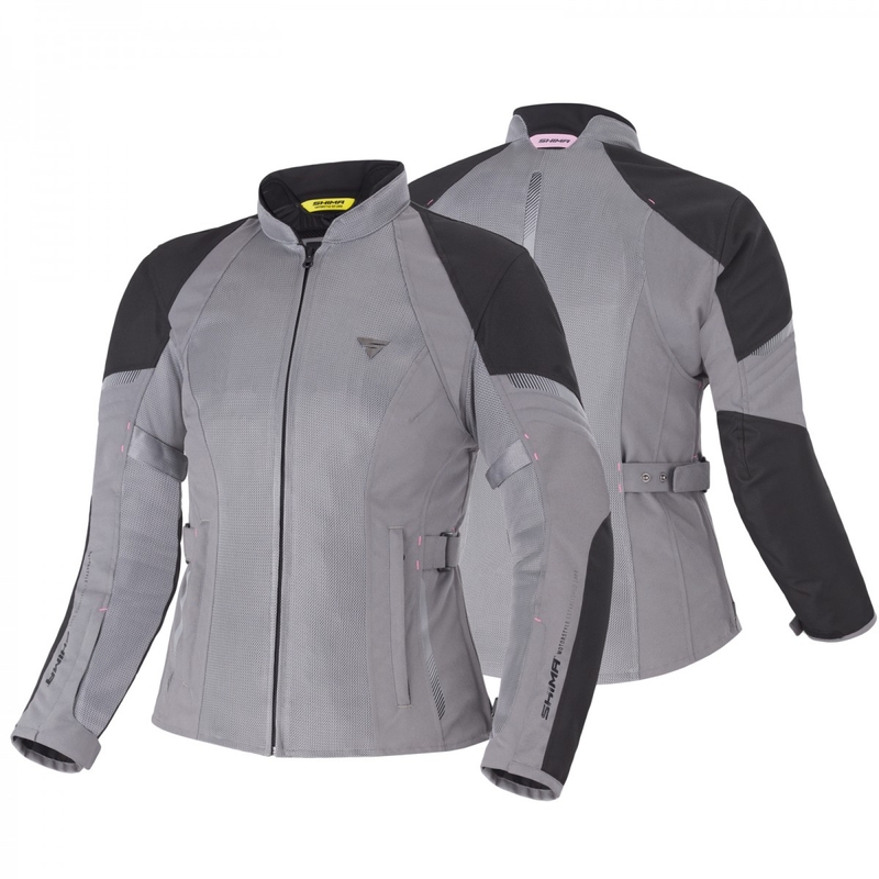 Ženska motoristična jakna Shima Jet grey