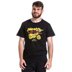 Majica Meatfly Loud And Fast black razprodaja