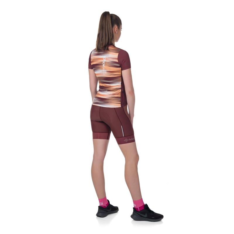 Ženske hlače Kilpi Pressure Shorts dark red razprodaja