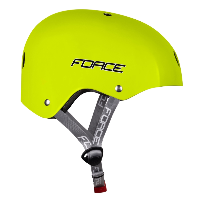 Kolesarska čelada FORCE BMX fluo rumena razprodaja