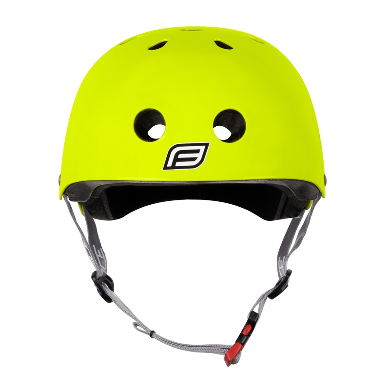 Kolesarska čelada FORCE BMX fluo rumena razprodaja
