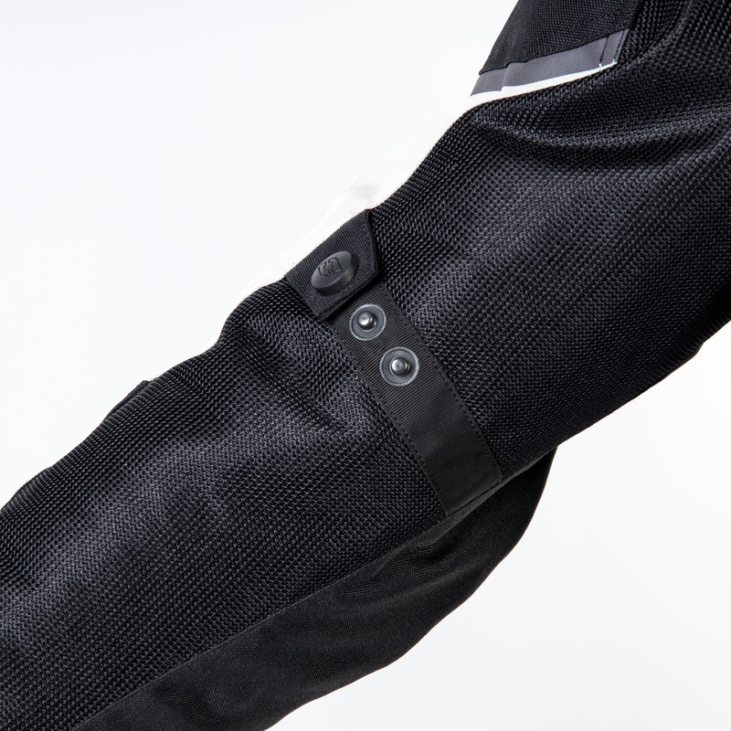 Ozone Flow črno-sivo-fluo rumena motoristična jakna razprodaja