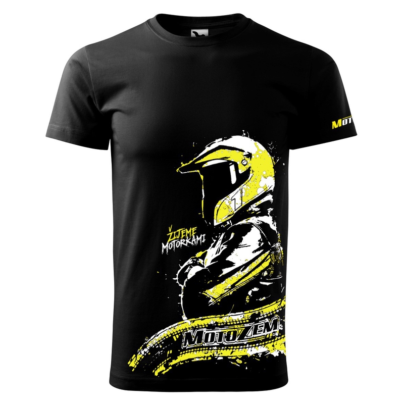 Moška majica MotoZem - Živimo z motorji