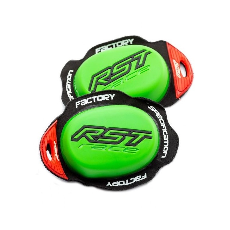 Kolenski drsniki RST 1924 Factory Reverse Velcro fluo green razprodaja