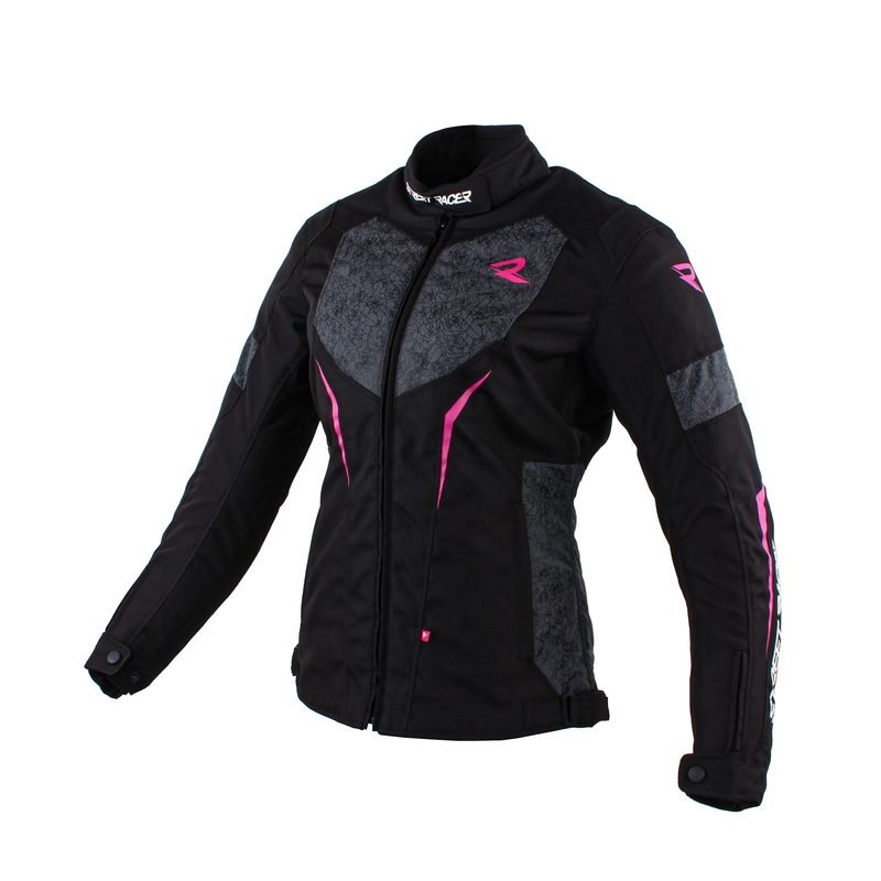 Ženske motoristične jakne Street Racer Rose Black-Grey-Pink razprodaja