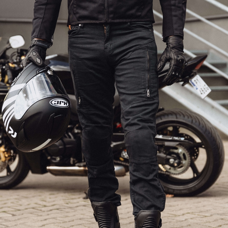 Rebelhorn Hawk III Black Motorcycle Jeans razprodaja
