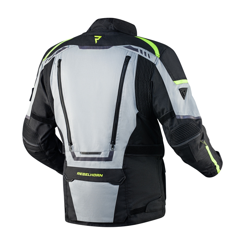 Rebelhorn Cubby IV black-grey-fluo-yellow motoristična jakna razprodaja