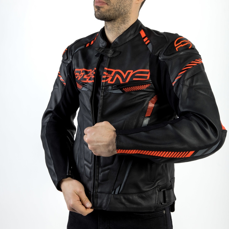 Motoristična jakna Ozone RS600 black-orange razprodaja