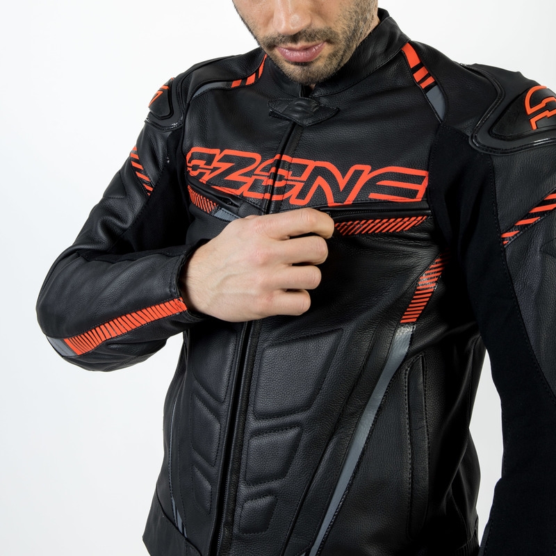 Motoristična jakna Ozone RS600 black-orange razprodaja